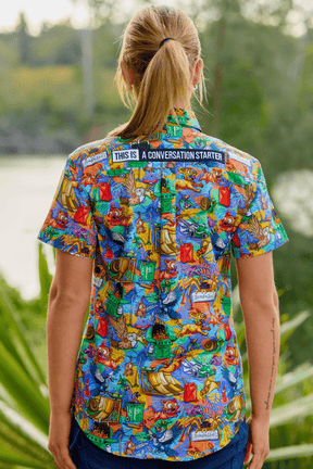 TradeMutt Workshirt Women's Backyard Blitz Short Sleeve Work Shirt Women's Backyard Blitz Short Sleeve Work Shirt | TradeMutt Workwear