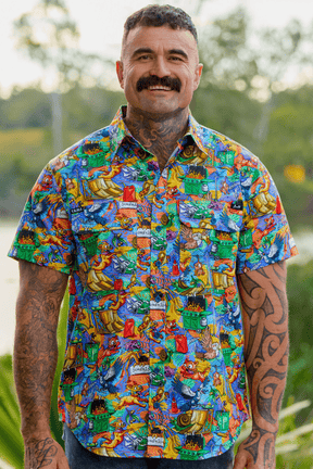 TradeMutt Workshirt Men's Backyard Blitz Short Sleeve Work Shirt Men's Backyard Blitz Short Sleeve Work Shirt | TradeMutt Workwear