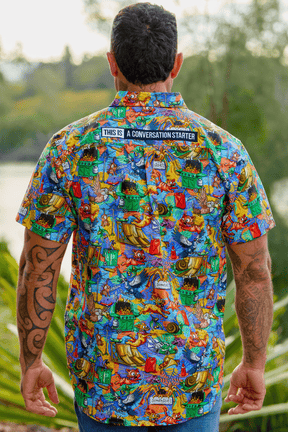 TradeMutt Workshirt Men's Backyard Blitz Short Sleeve Work Shirt Men's Backyard Blitz Short Sleeve Work Shirt | TradeMutt Workwear