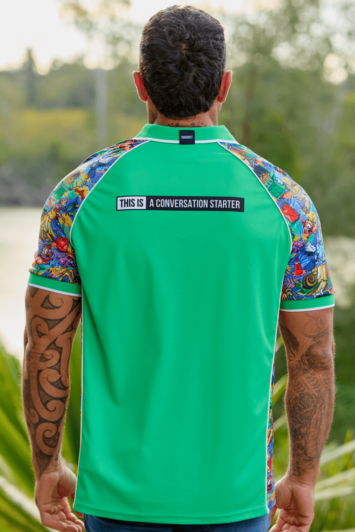 TradeMutt Polo Unisex Backyard Blitz Green Short Sleeve Polo Unisex Backyard Blitz Short Sleeve Polo | TradeMutt Workwear