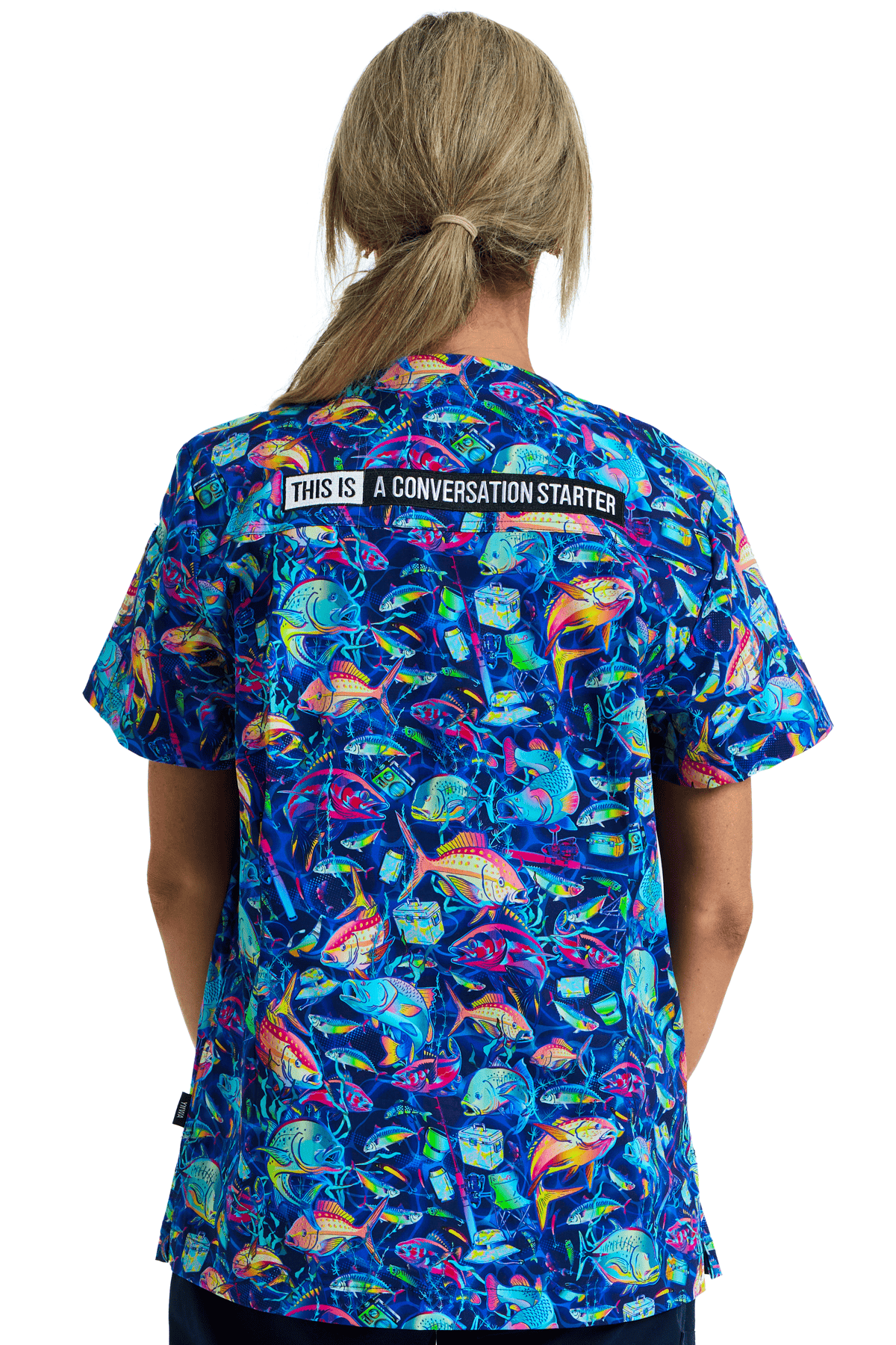 TradeMutt Scrubs Off The Hook Scrub Top Off The Hook Scrub Top | TradeMutt