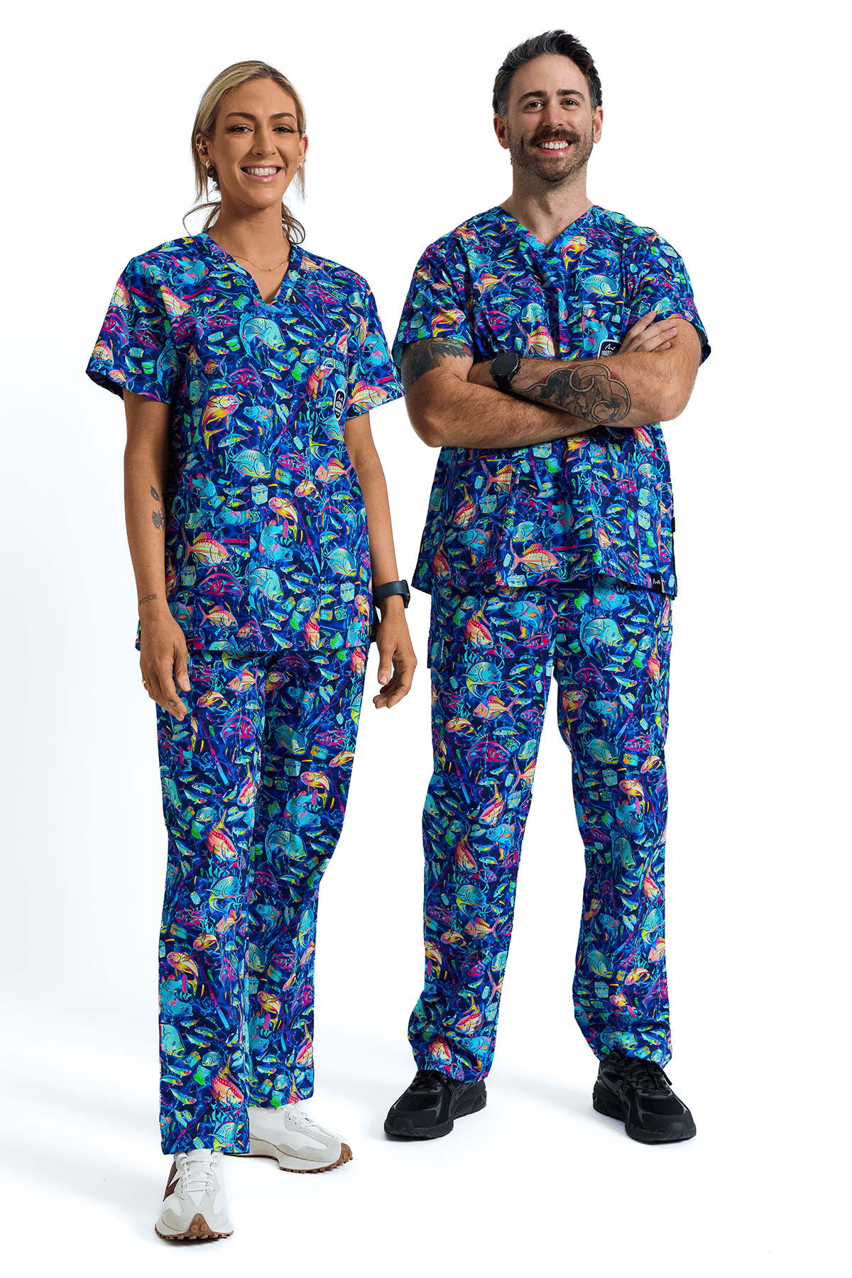 TradeMutt Scrubs Off The Hook Scrub Set Off The Hook Scrub Set