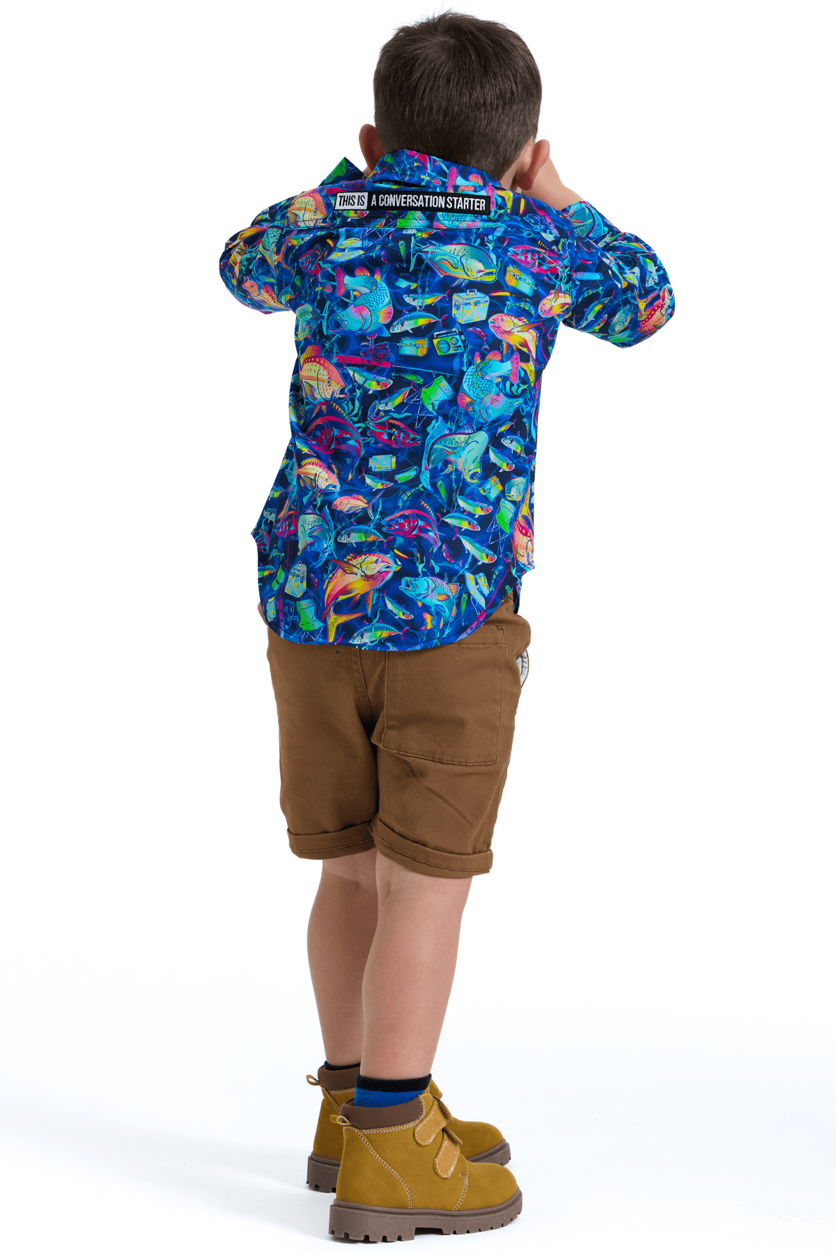 TradeMutt Kids Kids Off The Hook Work Shirt Kids Off The Hook Work Shirt | TradeMutt