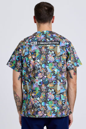 TradeMutt Workshirt Aerobics OzStyle Unisex Scrub Top Aerobics OzStyle Unisex Scrub Top