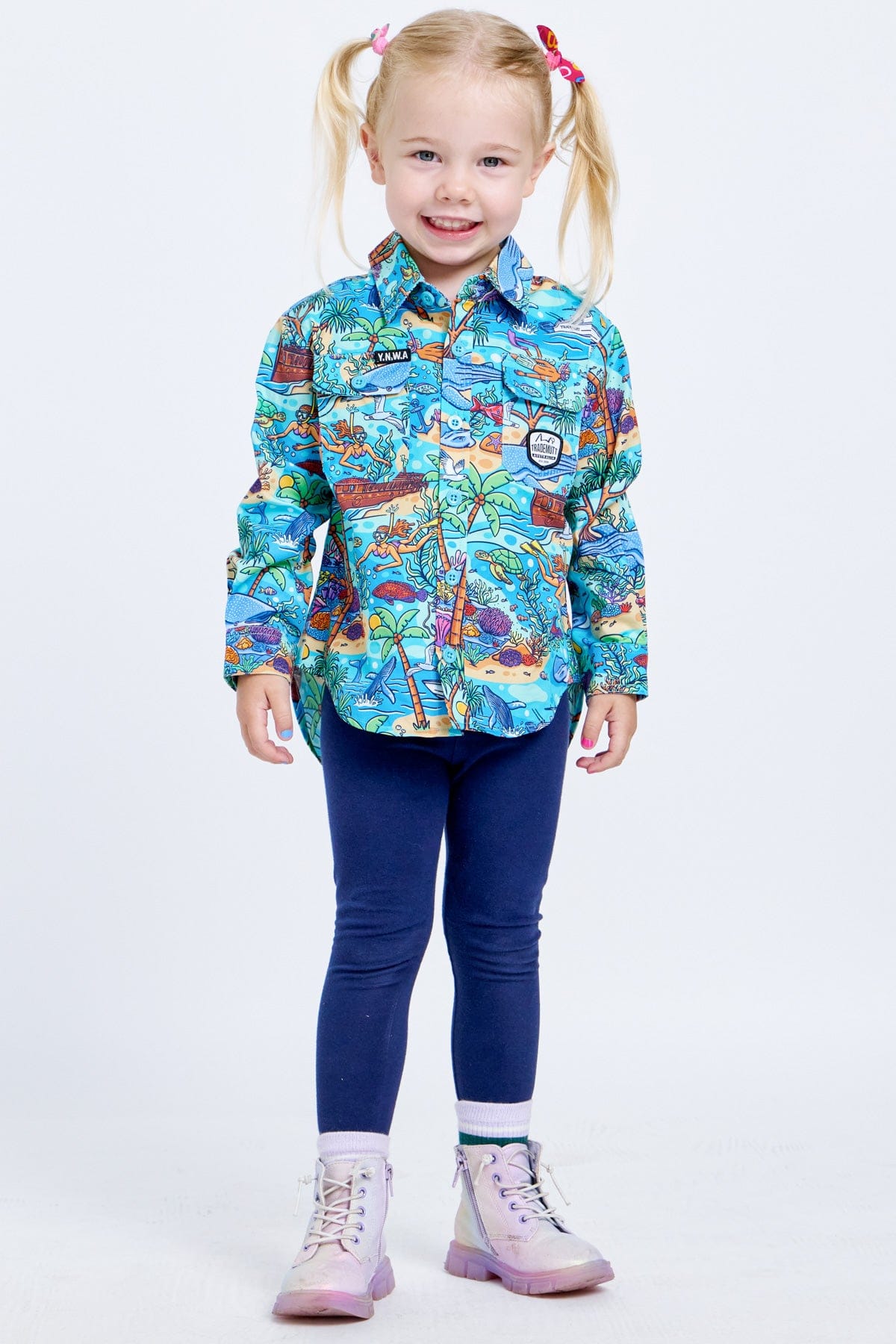 TradeMutt Workshirt Kids Vitamin Sea Work Shirt Kids Vitamin Sea Work Shirt