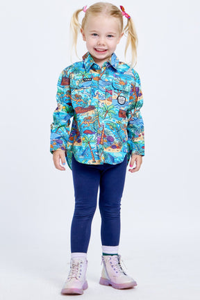 TradeMutt Workshirt Kids Vitamin Sea Work Shirt Kids Vitamin Sea Work Shirt
