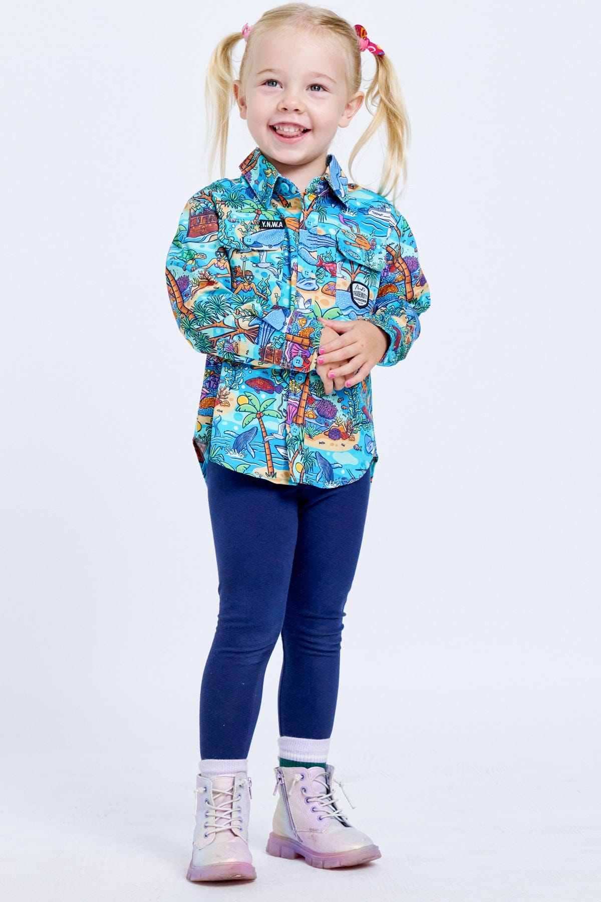 TradeMutt Workshirt Kids Vitamin Sea Work Shirt Kids Vitamin Sea Work Shirt