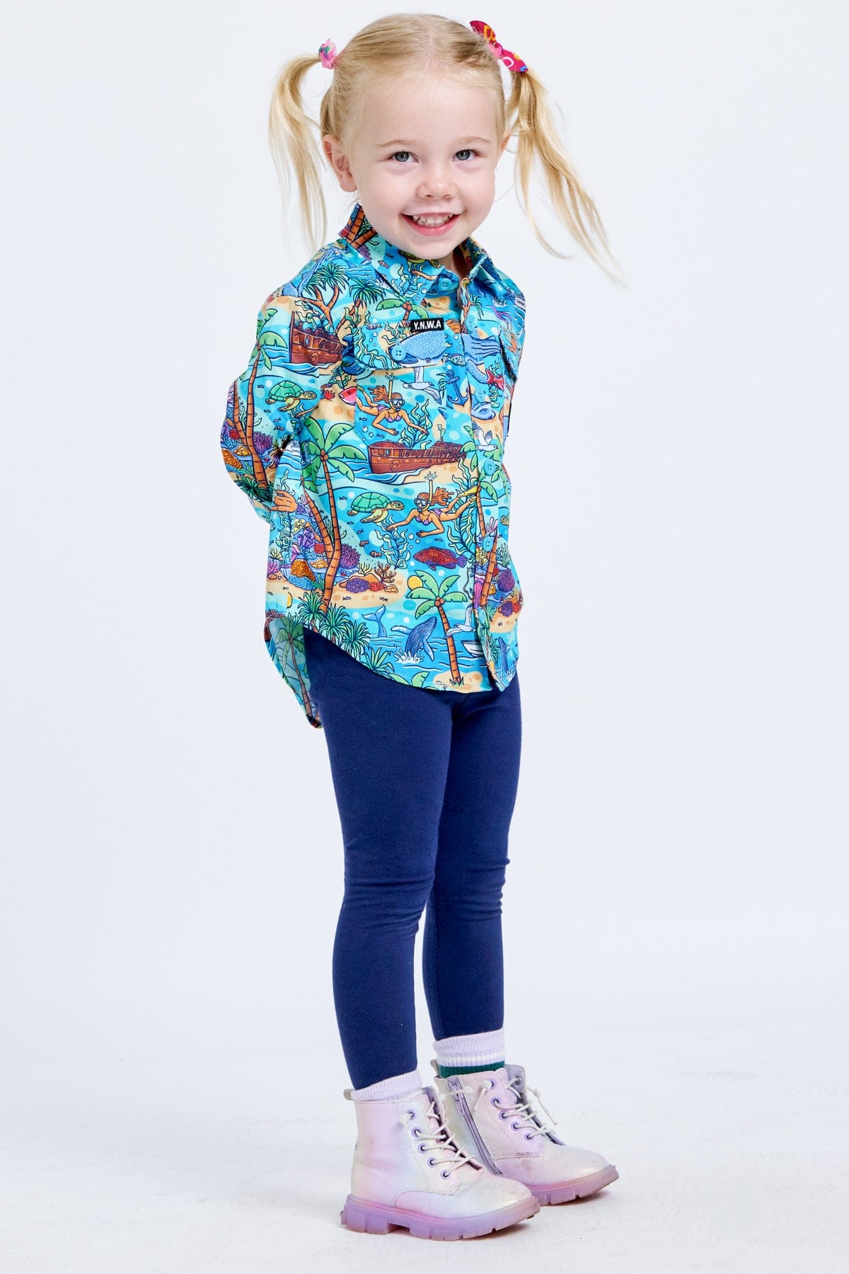 TradeMutt Workshirt Kids Vitamin Sea Work Shirt Kids Vitamin Sea Work Shirt