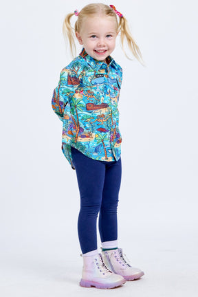 TradeMutt Workshirt Kids Vitamin Sea Work Shirt Kids Vitamin Sea Work Shirt