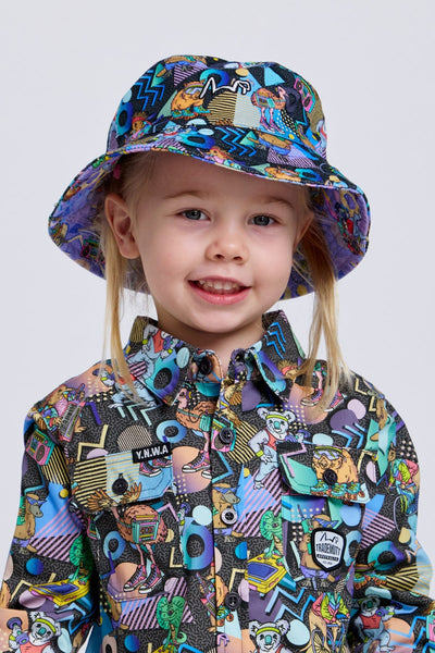 Aerobics OzStyle Kids Reversible bucket hat
