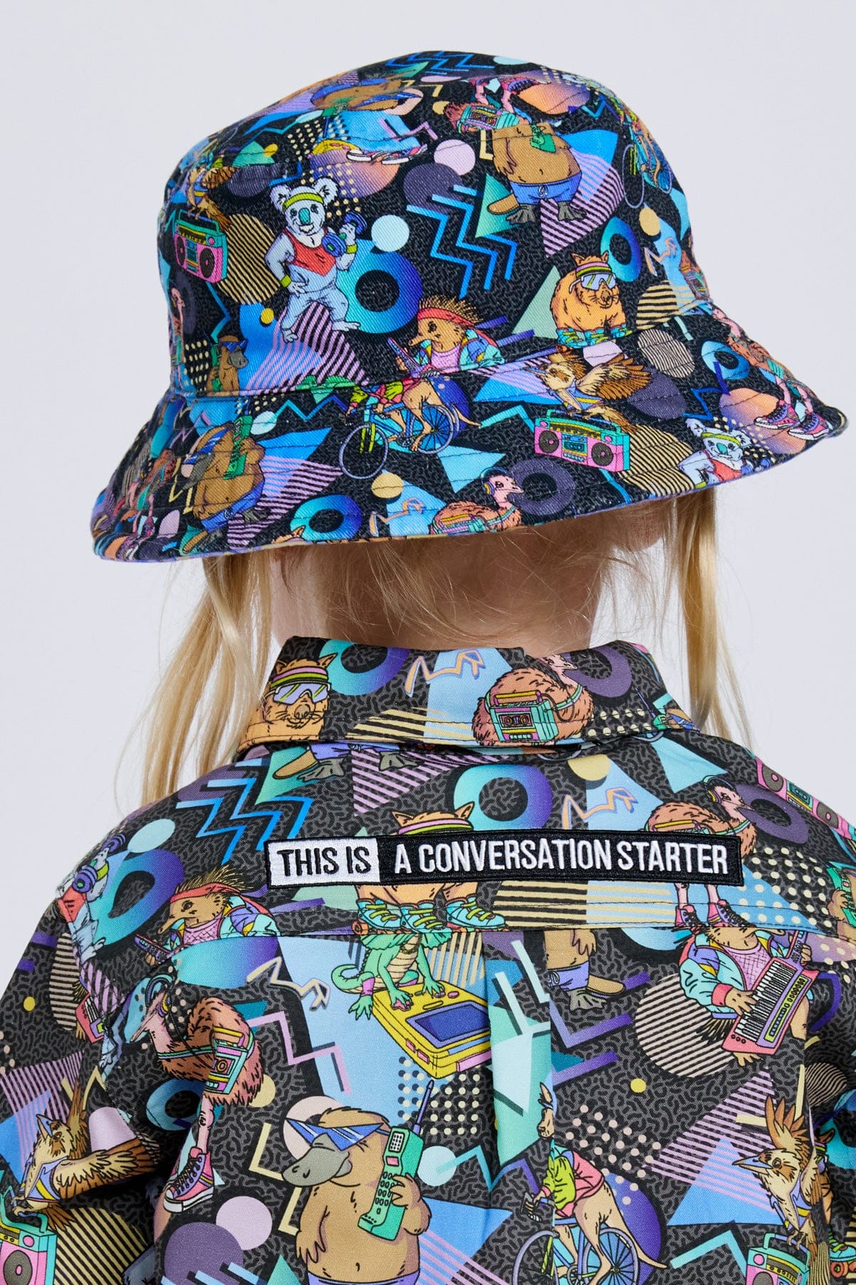TradeMutt Aerobics OzStyle Kids Reversible bucket hat Aerobics OzStyle Kids Reversible bucket hat 22463