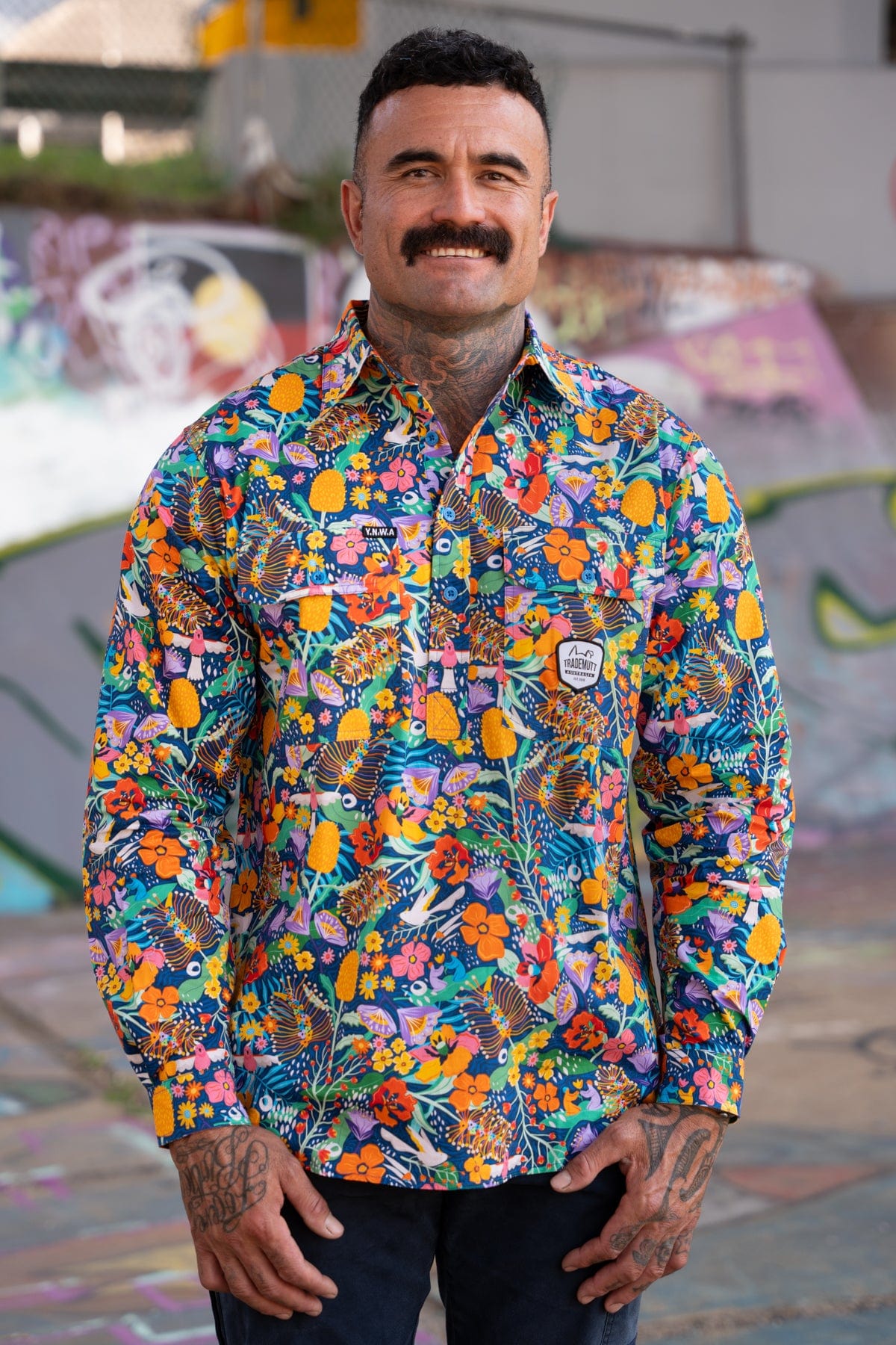 Men's The Big Sneeze Half Button Workshirt