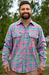 TradeMutt Workshirt Cameo Rose Flanno Cameo Rose Flanno