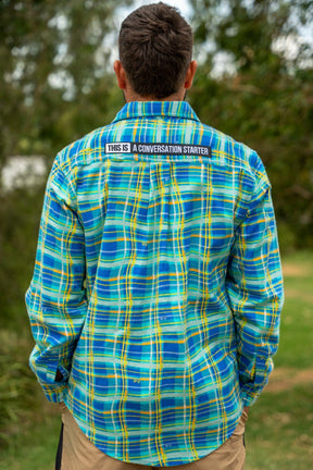 TradeMutt Workshirt Paradise Pool Flanno Paradise Pool Flanno