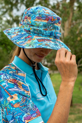 TradeMutt Headwear Vitamin Sea Wide Brim Hat Vitamin Sea Wide Brim Hat