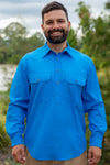 TradeMutt Workshirt Men's Vitamin Sea Undercover Mutter Half Button Workshirt Men's Vitamin Sea Undercover Mutter Half Button Workshirt
