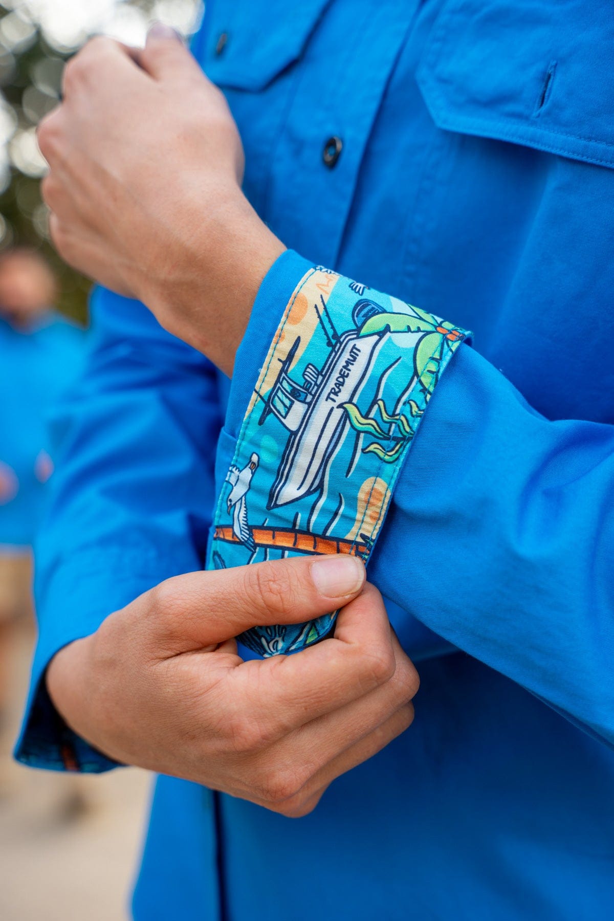 TradeMutt Workshirt Women's Vitamin Sea Undercover Mutter Full Button Workshirt Women's Vitamin Sea Undercover Mutter Full Button Workshirt