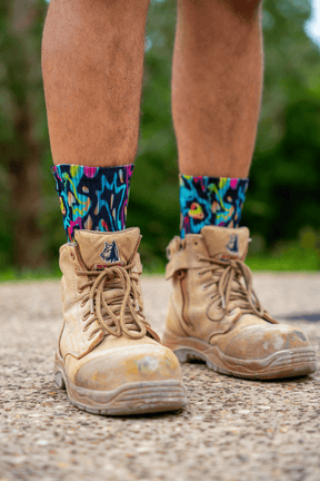 TradeMutt Footwear Sock Block - Core 3 Pack Everyday Crew Sock - 3 Pack | TradeMutt Accessories 