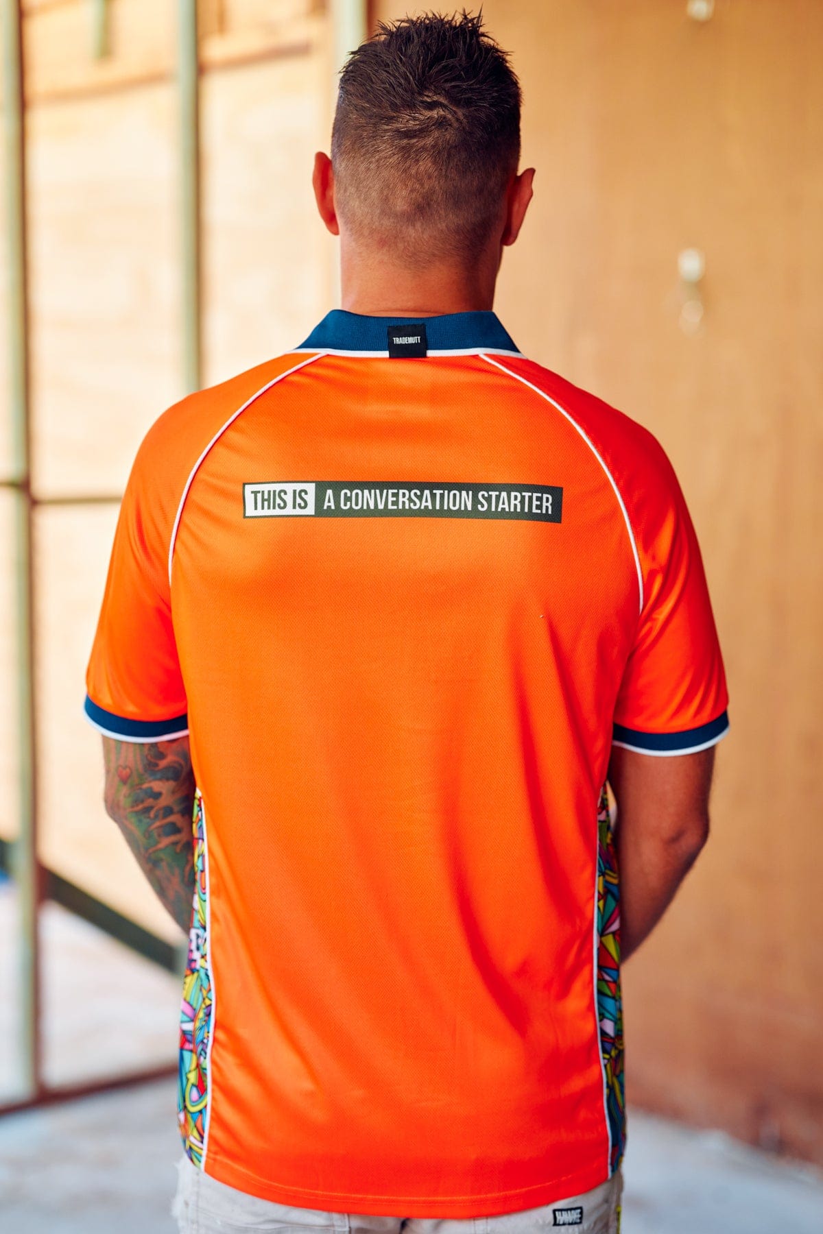 TradeMutt Polo Unisex Orange Bonza Polo Unisex RPET Bonza Orange Polo | TradeMutt Workshirts