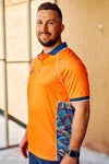 TradeMutt Polo Unisex Orange Snazzy Polo Unisex RPET Snazzy Orange Polo | TradeMutt Workshirts