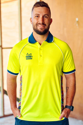 TradeMutt Polo Unisex Yellow Bonza Polo Unisex RPET Bonza Yellow Polo | TradeMutt Workshirts