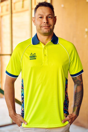 TradeMutt Polo Unisex Yellow Pearler Polo Unisex RPET Pearler Yellow Polo | TradeMutt Workshirts