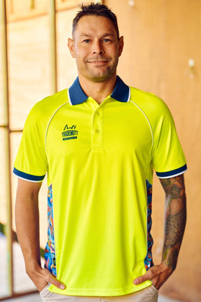 TradeMutt Polo Unisex Yellow Snazzy Polo Unisex RPET Snazzy Yellow Polo | TradeMutt Workshirts