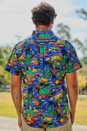 TradeMutt Workshirt Men's Water You Looking At Short Sleeve Work Shirt Men's Water You Looking At Short Sleeve Work Shirt | TradeMutt Workwear