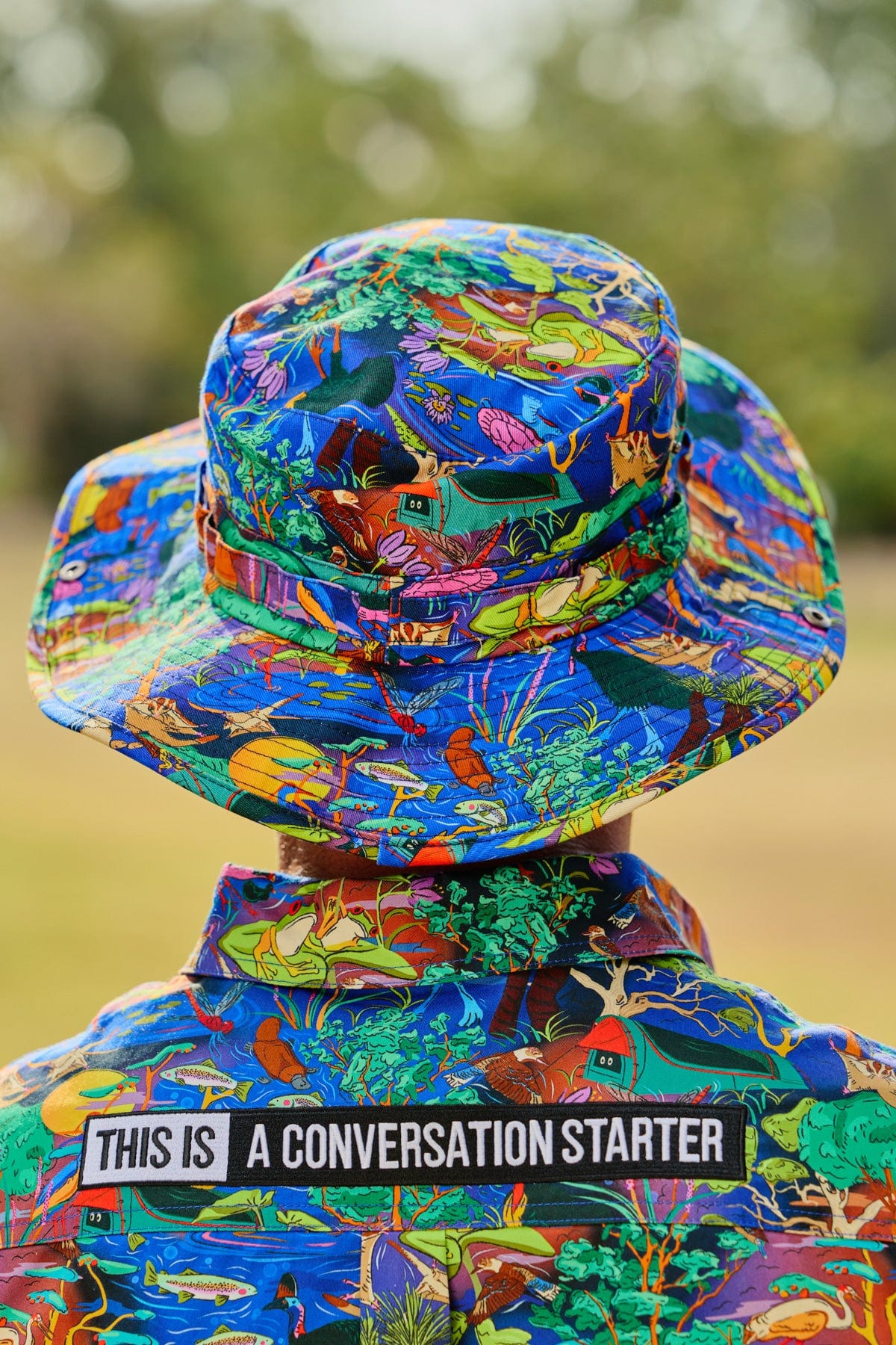 Water You Looking At Wide Brim Hat