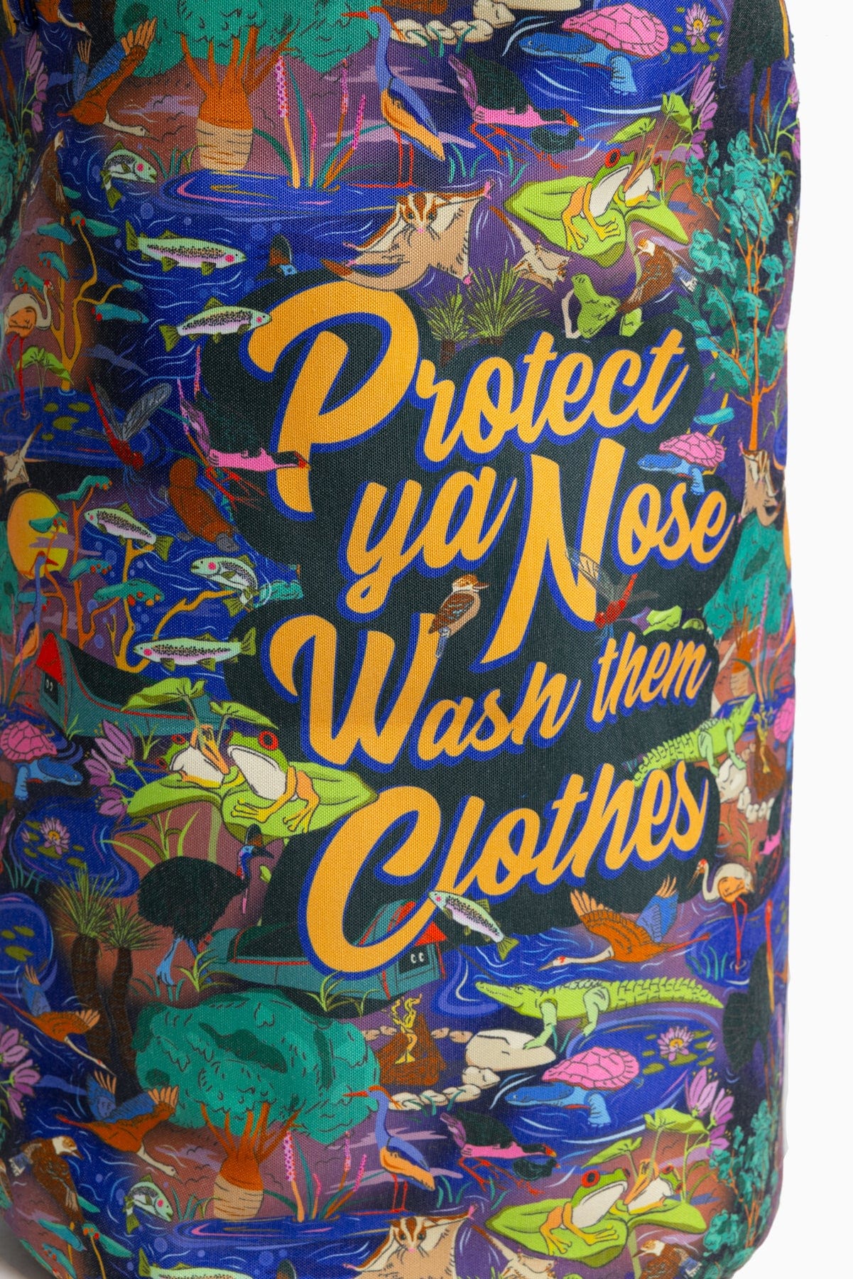 Water You Looking At Laundry Bag