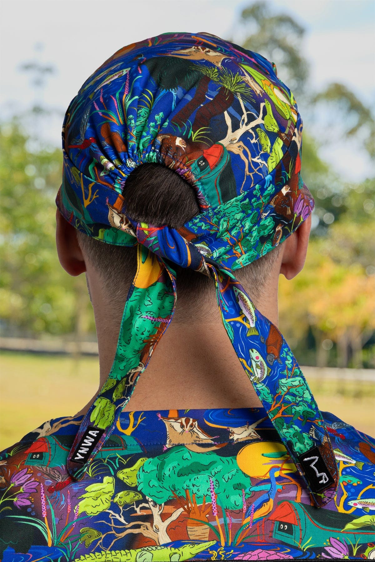 Water You Looking At Scrub Cap