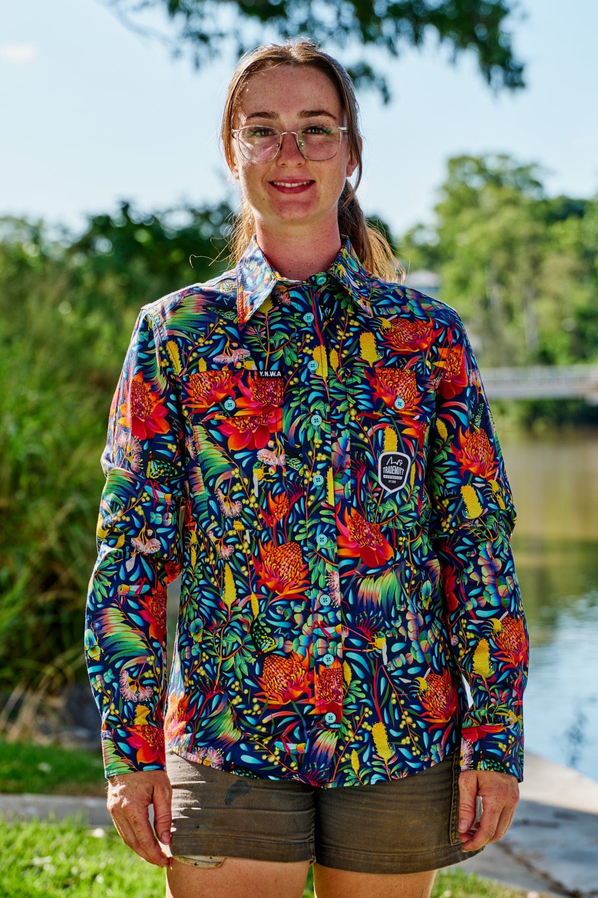 Women's Wattle It Bee Full Button Workshirt