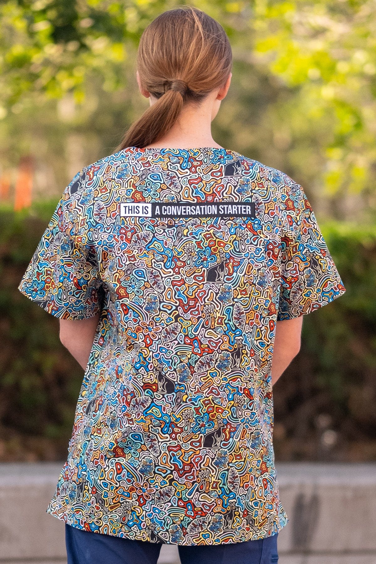 TradeMutt Scrubs Where's Wallaby? Unisex Scrub Top Where's Wallaby? Unisex Scrub Tops