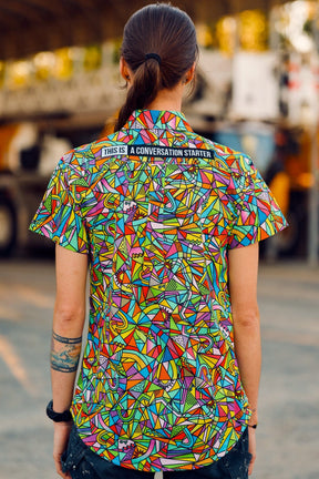 TradeMutt Workshirt Women's Bonza Full Button Short Sleeve Work Shirt Women's Bonza Short Sleeve Workshirt | TradeMutt Workshirts