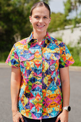 TradeMutt Workshirt Women's Fractal Short Sleeve Workshirt Women's Fractal Short Sleeve Workshirt | TradeMutt Workshirts