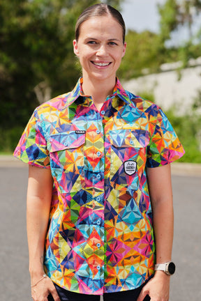 TradeMutt Workshirt Women's Fractal Short Sleeve Workshirt Women's Fractal Short Sleeve Workshirt | TradeMutt Workshirts