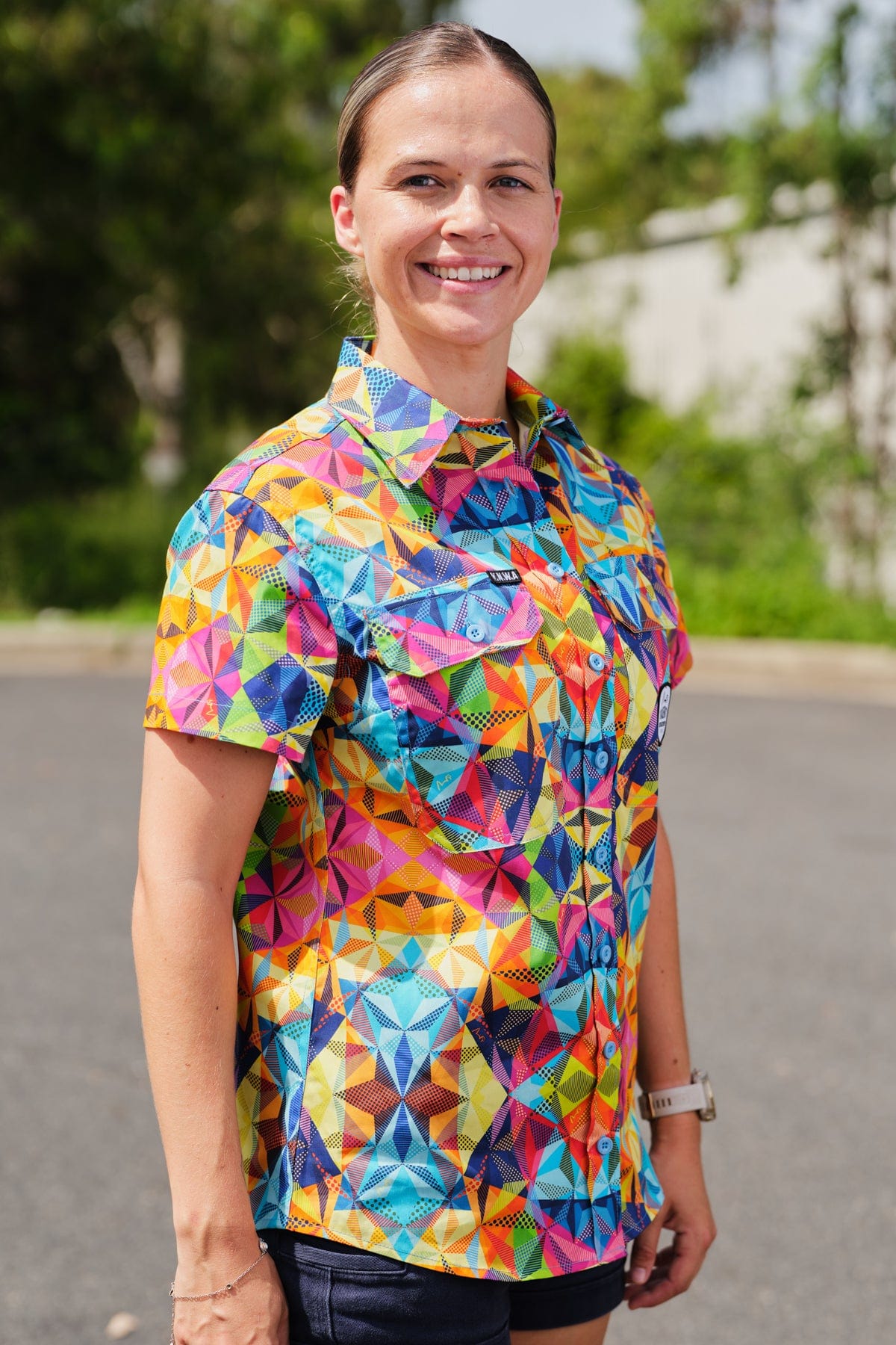 TradeMutt Workshirt Women's Fractal Short Sleeve Workshirt Women's Fractal Short Sleeve Workshirt | TradeMutt Workshirts