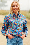 TradeMutt Workshirt Women's Snazzy Full Button Long Sleeve Work Shirt Women's Snazzy Full Button Workshirt | TradeMutt Workshirts