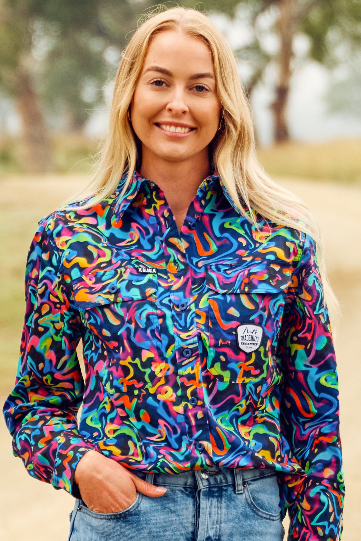 Women's Pearler Full Button Long Sleeve Workshirt