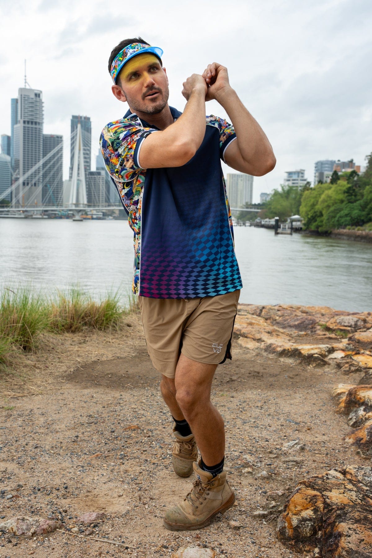 Unisex Thunderstruck Short Sleeve Polo