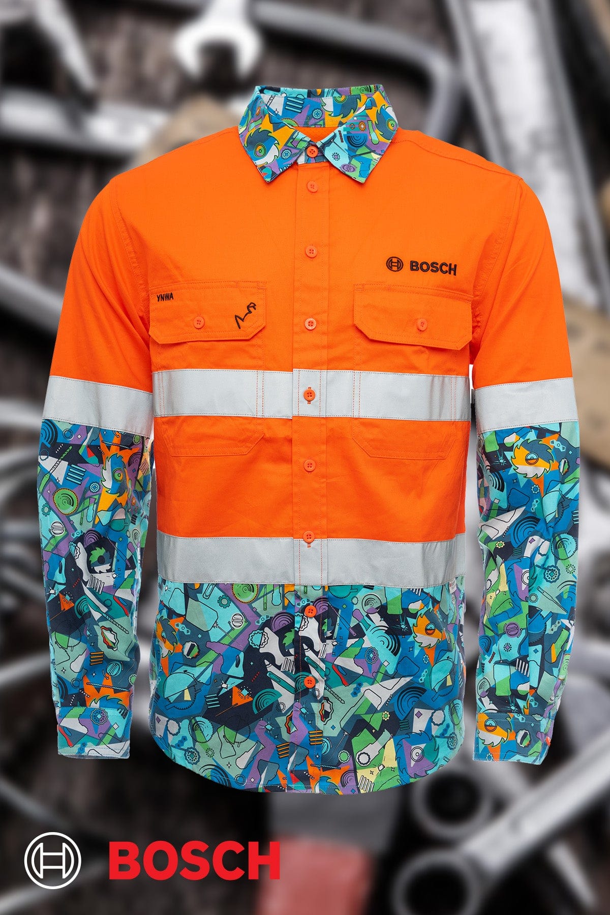 TradeMutt "Like A Bosch" Cotton Work Shirt "Like A Bosch" Cotton Work Shirt 21687