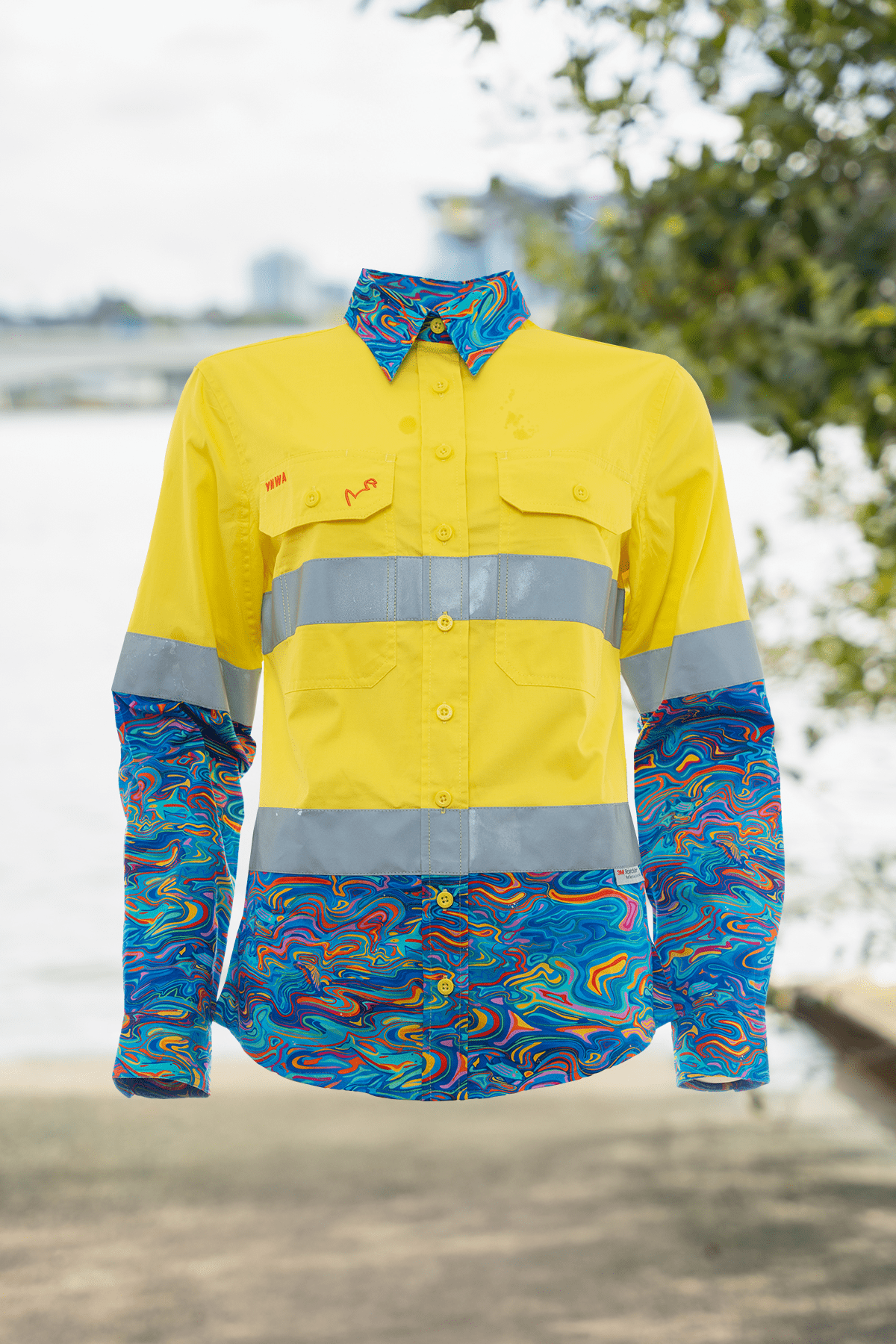 Women's The Specific Ocean Yellow Day/Night Hi Vis 2.0 Workshirt