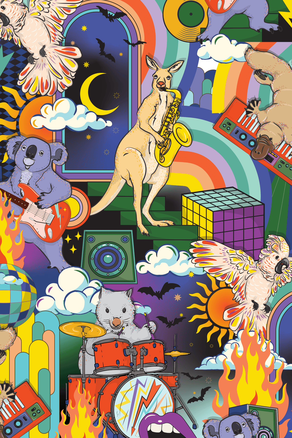 Men's Thunderstruck Half Button Work Shirt