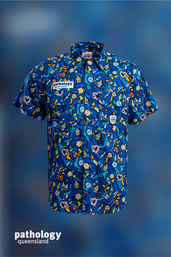 TradeMutt Custom Pathology Queensland "Scrubs Up Aright" Short Sleeve Work Shirt Pathology Queensland "Scrubs Up Aright" Short Sleeve Work Shirt