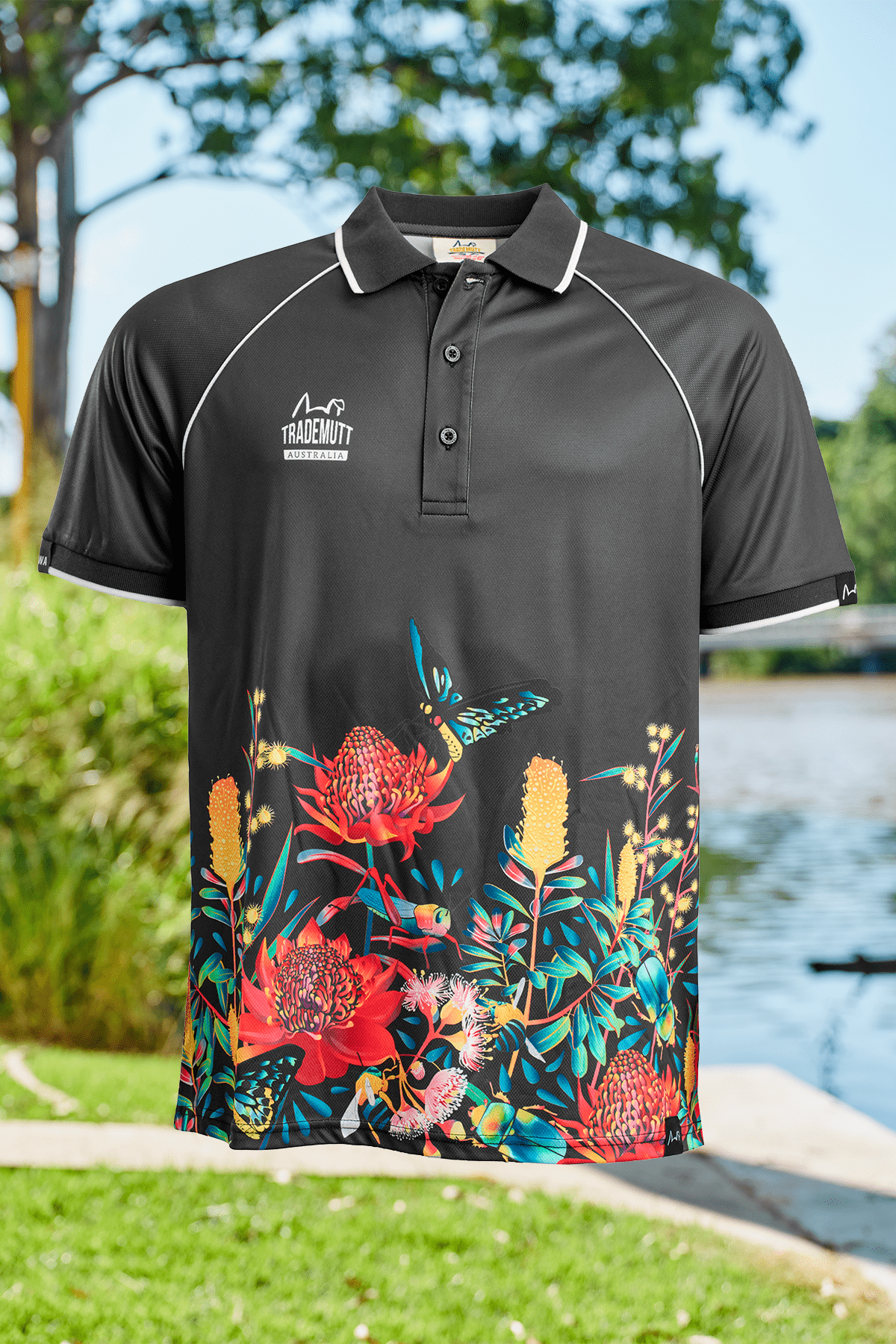 Unisex Wattle It Bee Short Sleeve Polo