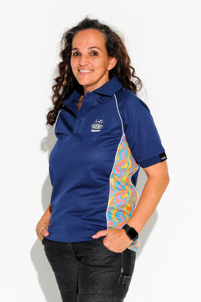 TradeMutt Navy Shelby Wright Polo Navy Shelby Wright Polo