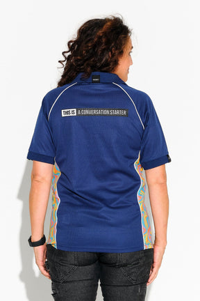 TradeMutt Navy Shelby Wright Polo Navy Shelby Wright Polo