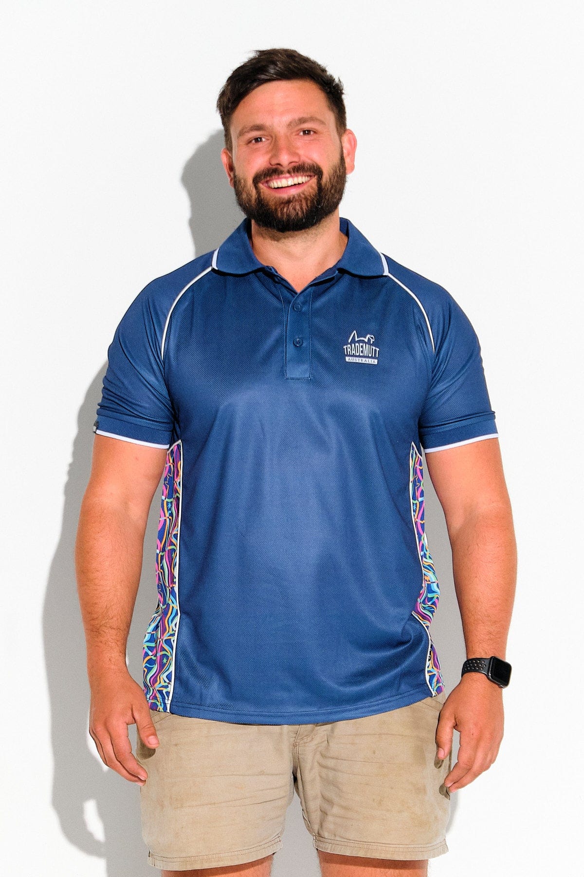 TradeMutt Polo Navy Space Weave S/S Polo Navy Space Weave S/S Polo