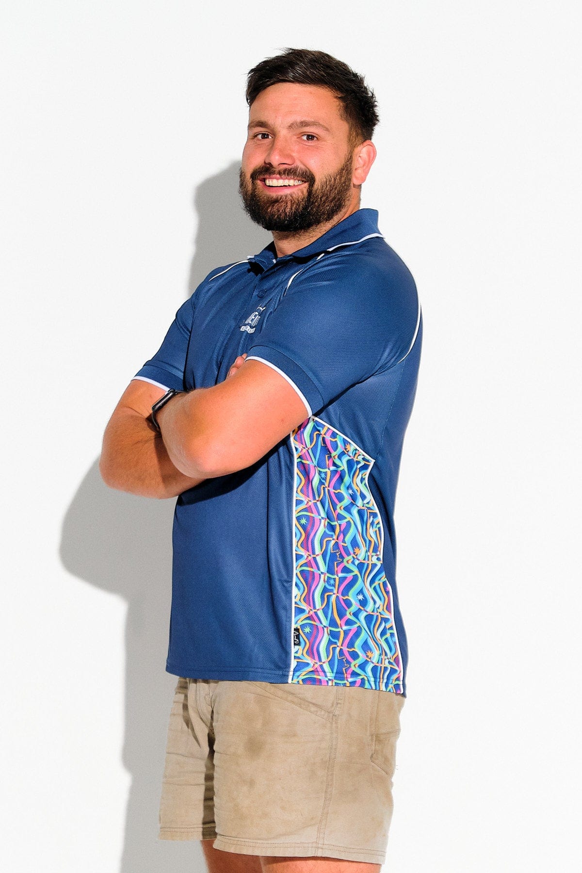 TradeMutt Polo Navy Space Weave S/S Polo Navy Space Weave S/S Polo