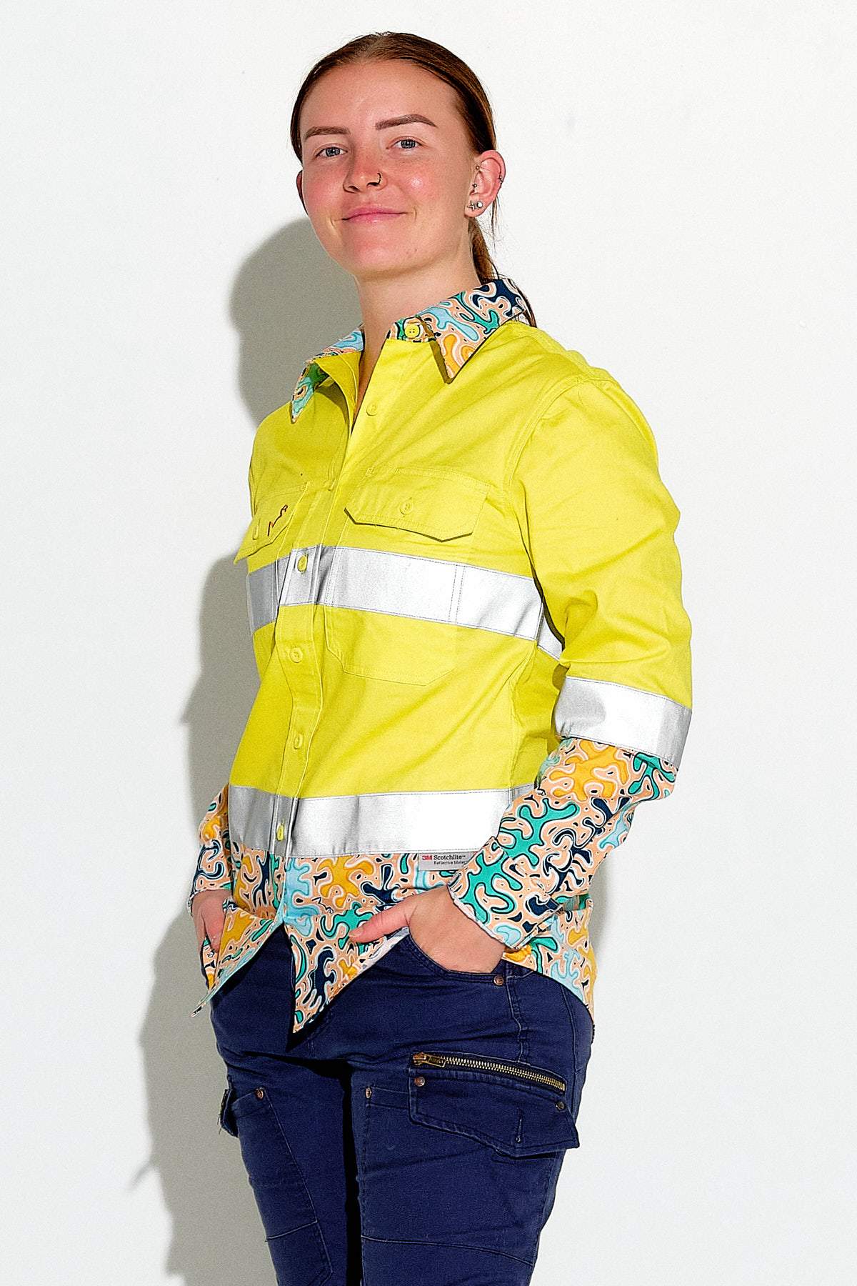 TradeMutt Workshirt Women's Hi Vis Reedy Weedy Yellow Workshirt Women's Hi Vis Reedy Weedy Yellow Workshirt